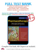 Test Bank For Pharmacotherapy Principles and Practice 5th Edition by Marie A&period; Chisholm-Burns&semi; Terry L&period; Schwinghammer&semi; Patrick M&period; Malone&semi; Jill M&period; Kolesar&semi; Kelly C&period; Lee&semi; P 9781260019445 Chapter 1-102 