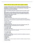 PHTLS 9th Ed&period; Self-test 2022 with complete solution