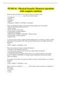 PY103&period;16 - Physical Security Measures questions with complete solutions