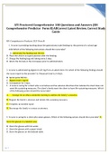 ATI Proctored Comprehensive 180 Questions and Answers (RN Comprehensive Predictor Form B) All Correct Latest Review, Correct Study Guide