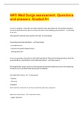 VATI Med Surge assessment&period; Questions and answers&period; Graded A&plus;