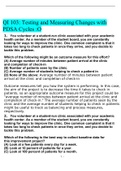 Patient Safety&colon; IHI QI 103 Testing and Measuring Changes with PDSA Cycles 2022 Test with complete solution