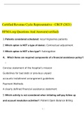 Certified Revenue Cycle Representative - CRCP &lpar;2021&rpar; HFMA&period;org