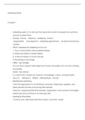 marketing notes&sol;vocabulary chapters 1 &2