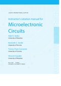 Solution Manual Microelectronic Circuits 8th Edition Adel S. Sedra