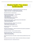 Shadow Health &vert; Tina Jones &vert;  Cardiovascular