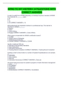INTRO TO HIT MIDTERM 247QUESTIONS WITH CORRECT ANSWERS