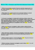 C702 exam &period;Questions Verified With 100&percnt; Correct Answers