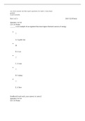  BIOL SCIN 132  short answer and lab report questions for week 1 Complete Solutions Guide.