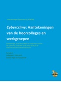 Cybercrime (R_CYBCR6) 20222023 - Aantekeningen Hoorcolleges en Werkgroepen