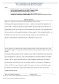 NR 103 Transition to the Nursing Profession Week 5 Mindfulness Reflection Template