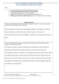 NR103 Transition to the Nursing Profession Week 1-8 PACKAGE Mindfulness Reflection Templates 2023