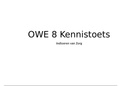 Samenvatting Kennistoets OWE 8 Indiceren van Zorg (VPL-VT-OWE8)