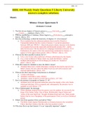 BIBL 410 Weekly Study Questions 5 Liberty University answers complete solutions. Abrahamic Covenant