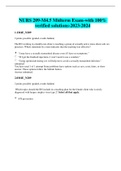 NURS 209-M4&period;5 Midterm Exam-with 100&percnt; verified solutions-2023-2024