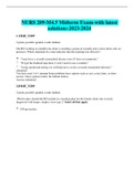 NURS 209-M4&period;5 Midterm Exam-with latest solutions-2023-2024