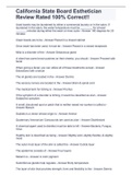 California State Board Esthetician Review Rated 100&percnt; Correct&excl;&excl;
