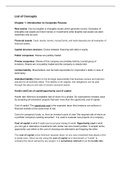 All concepts in One Page - Corporate Finance