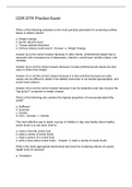 CDR DTR Practice Exam