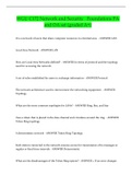 WGU C172 Network and Security  Foundations PA and OA set &lpar;graded A&plus;&rpar;
