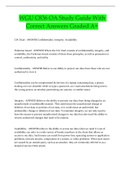 WGU C836 OA Study Guide With Correct Answers Graded A&plus;