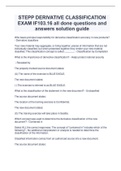 STEPP DERIVATIVE CLASSIFICATION EXAM IF103&period;16 all done questions and answers solution guide