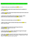 KILLER TEAS V PRACTICE TEST-SCIENCE PART I Questions Verified With 100&percnt; Correct Answers