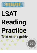 (Download) LSAT Reading Practice Test - full study guide 2023.