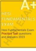 Hesi Fundamentals Exam Practice Test questions and answers 2023