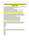 &lpar;download&rpar; GI Physiology practice questions - boards questions and answered -2023