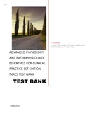 TEST_BANK_ADVANCED_PHYSIOLOGY_AND_PATHOPHYSIOLOGY_ESSENTIALS_FOR_CLINICAL_PRACTICE_1ST_EDITION_TKACS