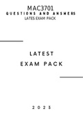 MAC3701 LATEST EXAM PACK WITH NOTES 2023