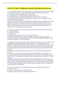 OAE 013 Early Childhood Special Education &lpar;all solved&rpar;