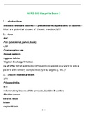 Maryville NURS 620 Exam 3 with complete solution latest 2020&sol;2021 A&plus; exam