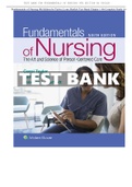 Fundamentals of Nursing 9th Edition by Taylor, Lynn, Bartlett Test Bank Chapter 1-46 Complete Guide A+