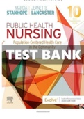 Public Health Nursing: Population- centered Health Care in the community 10th Edition Stanhope Test Bank - 46 Chapters 