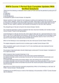 RNFA Course 1 Period Quiz Complete Updates With Verified Solutions