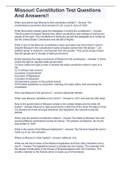 Missouri Constitution Test Questions And Answers&excl;&excl;