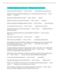 Certified Medication Aide Review &ndash; 105 Questions And Answers
