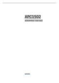 APC1502 ASSIGNMENT TWO 2023