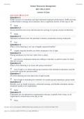 Human Resources Management MGT 208 &commat; EGCC  Lesson 12 Quiz