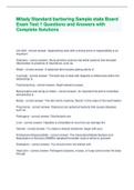 Milady Standard barbering Sample state Board Exam Test 1 Questions and Answers with Complete Solutions