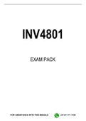 INV4801 EXAM PACK 2023