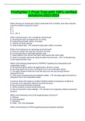 Firefighter 1 Final Test-with 100&percnt; verified solutions-2023-2024