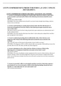 ATI PN COMPREHENSIVE PREDICTOR FORM A&comma; B AND C UPDATE 2023 GRADED A