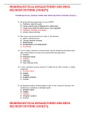 PHARMACEUTICAL DOSAGE FORMS AND DRUG DELIVERY SYSTEMS &lpar;VIOLET&rpar;