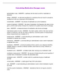 Calculating Medication Dosages exam 