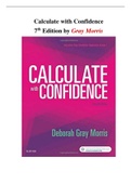 Gray Morris- Calculate with Confidence - 7th Edition Test Bank &lpar;questions & answers&rpar; 2023