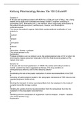 Katzung Pharmacology Review 10e 100 Q Exam&num;1