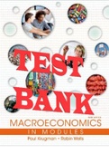 TEST BANK for Macroeconomics in Modules&comma; 3rd Edition by Paul Krugman&comma; Robin Wells&period; All Chapters &lpar;Complete download&rpar;&period; 1248 Pages